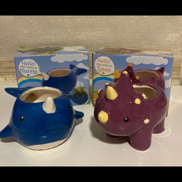 2 Plant Pots (Animals) - Picture 7 of 7